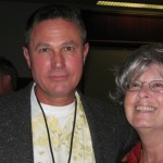 Crais, Parker, Winslow & Wambaugh discuss “Cops & Crooks in California” — Conclusion Crais with my friend Betsy