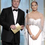 Behind the Scenes at the Golden Globes 2011 alec baldwin & jennier lopez