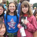 National Book Festival Reports from My Junior Reporters Foreground: Mena. Back row, from L: Aline, Dana, Emily, Helen
