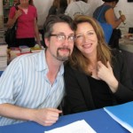 Nerd Chat with Author Sophie Littlefield + Giveaway Steve Hockensmith & Sophie. Photo: Jen Forbus
