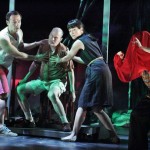 CHRISTMAS IN HANOI, POE, and Charlie Huston Scene from the play: What the hell is going on here? And of course that's me with veil over my head.